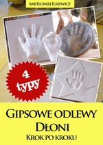 Gipsowe odlewy dłoni